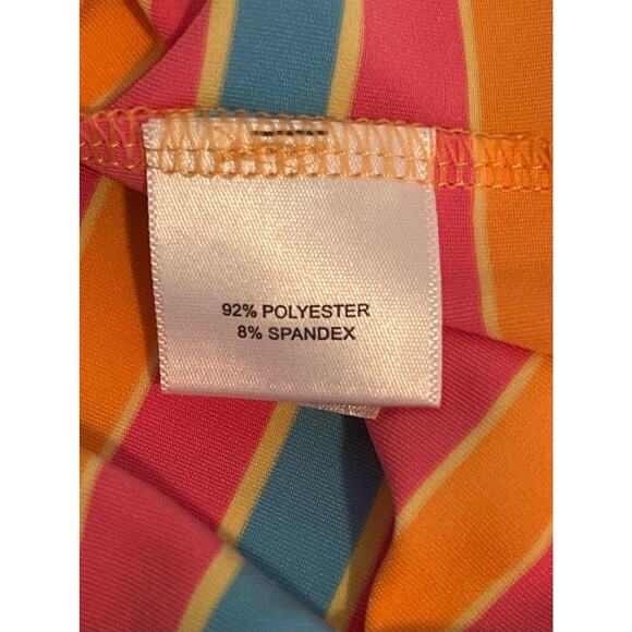 Peter Millar Men's Golf Shirt Large Summer Comfort Colorful Striped Lightweight‎ - Picture 5 of 11